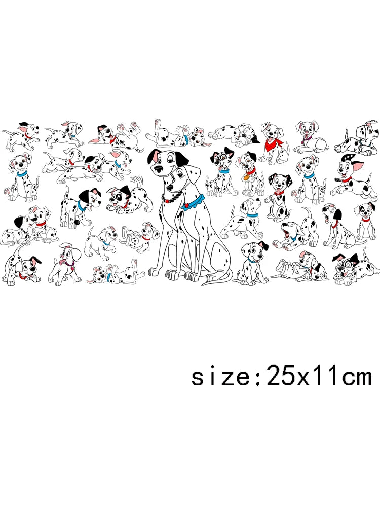 1PCS Cartoon Cute Dog Design UV Transfer Sticker For 16oz Cup Wrap Custom Label DIY Logo Self Adhesive Dog Uv Dtf Stickers
