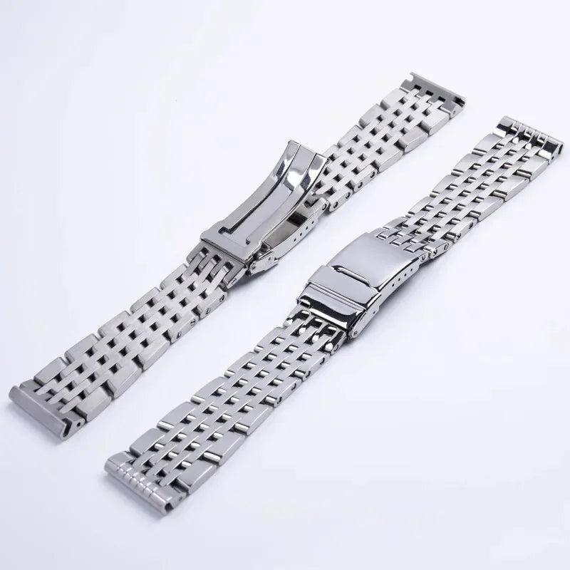 Solid Stainless Steel Watchband 20mm 22mm 24mm Bracelet For Breitling Watch For AVENGER NAVITIMER SUPEROCEAN Watch chain