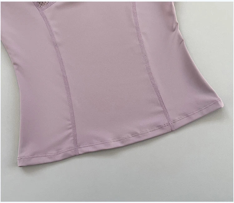 Outdoor running women's sports top Spring and Autumn new yoga suit half zipper slimming fitness training long sleeved women