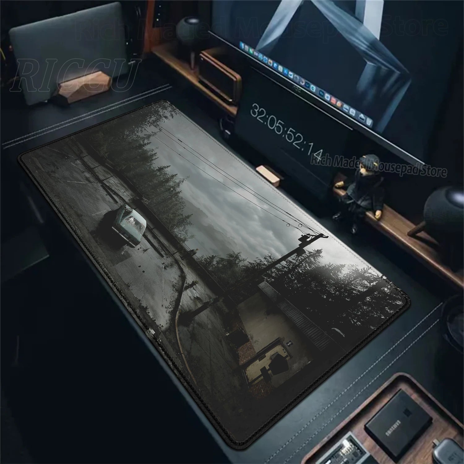 Game S_silent Hill Mouse Pad Large Gaming Extended Mat Gamer PC Mousepad Compute Keyboard Mousemat XXL Carpet Laptop accessories