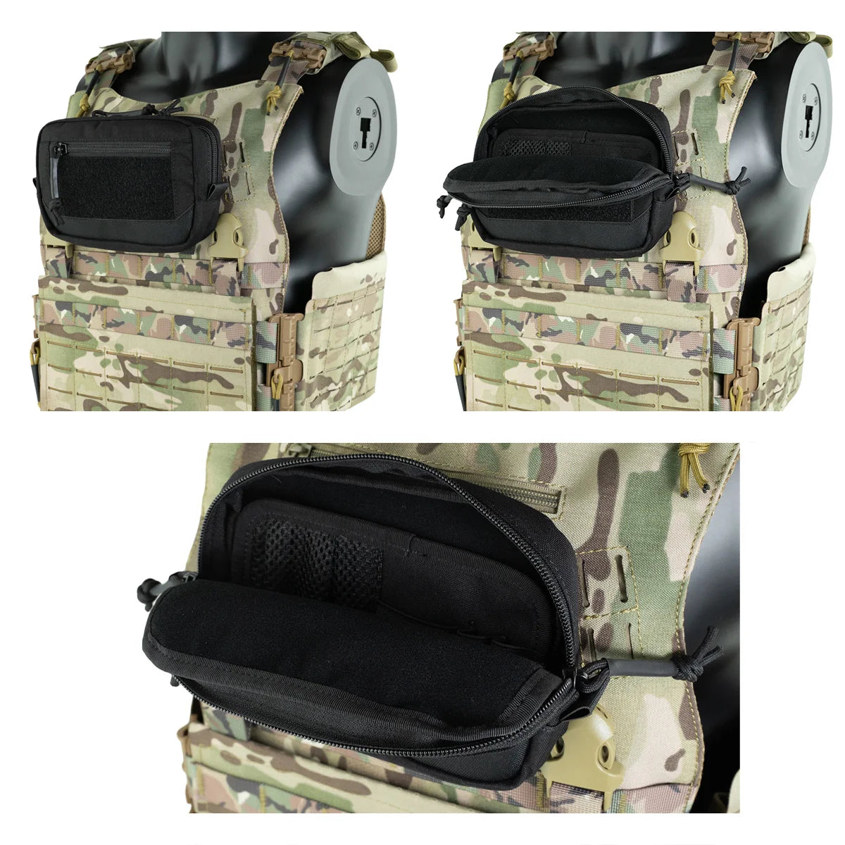 Square Multi-functional Tactical Miscellaneous Bag
