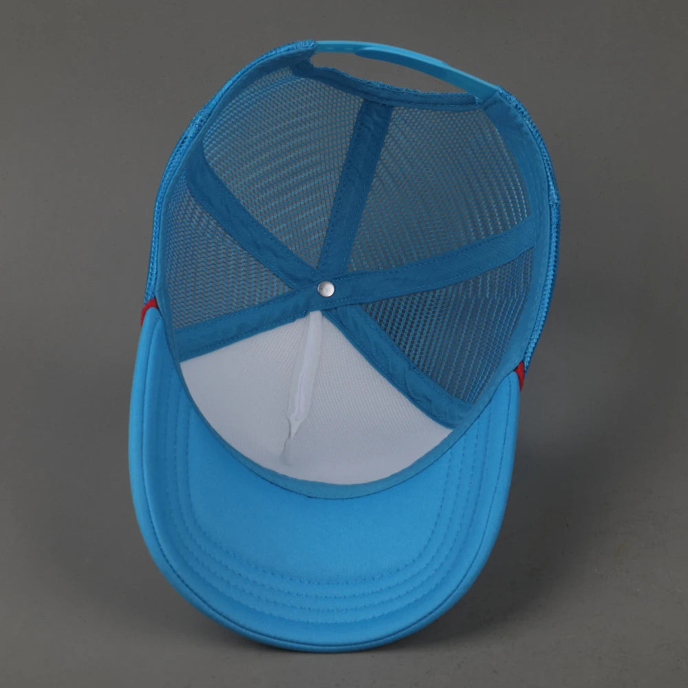 Anime Caps Season 4 Dustin Hat Baseball Cap Retro Mesh Trucker Thinking Cap Accessories