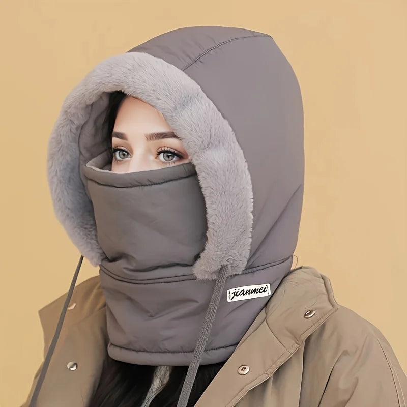Winter Balaclava Face Mask Neck Gaiter Windproof Warm Ski Head Cover Cap Unisex Adjustable Multifunctional Thermal Cycling Mask