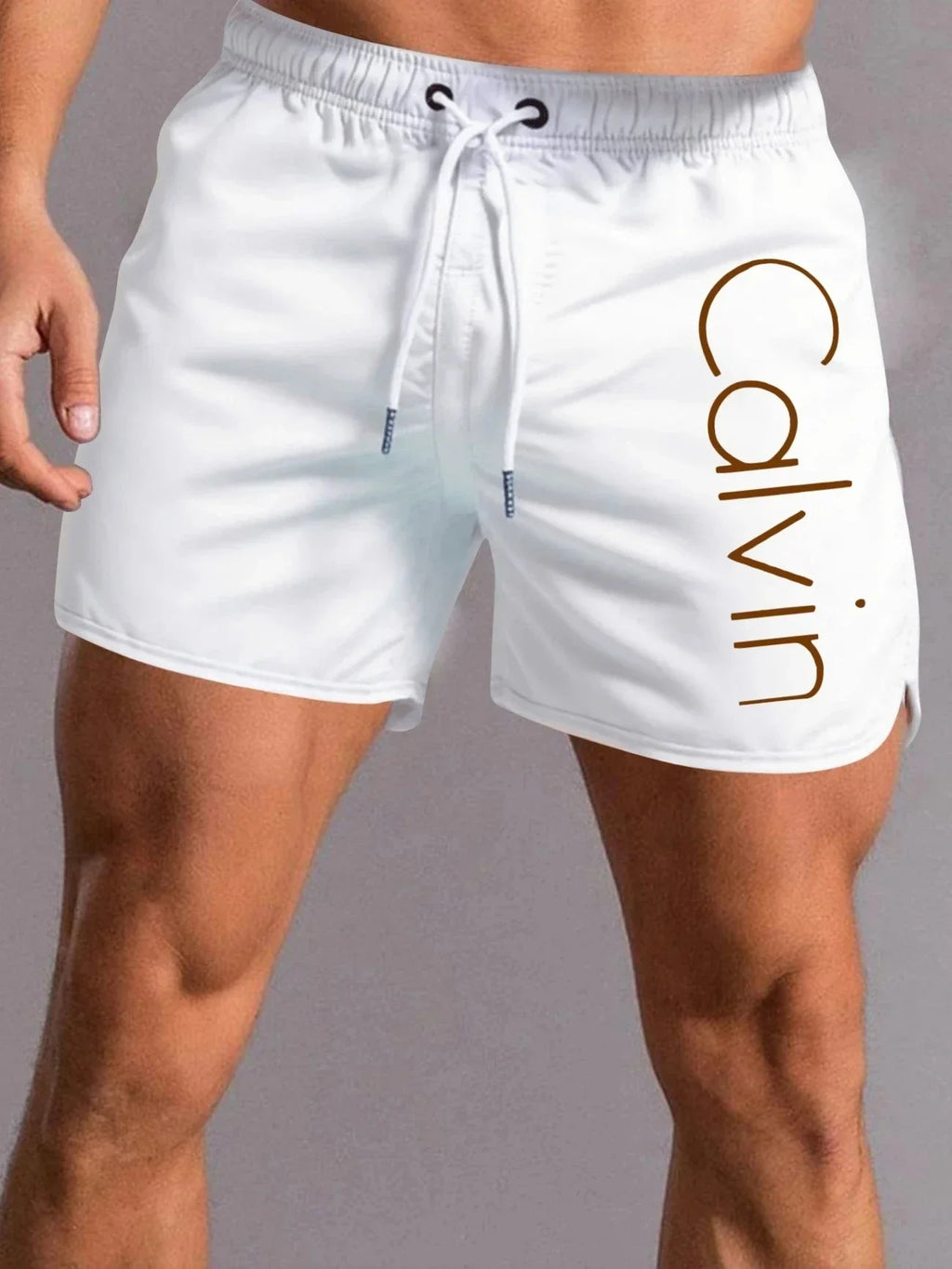 New Summer Men's Swimwear Breathable Board Shorts Male Surfing Swimsuit Fitness Training Shorts Casual Printed Beach Short Pants