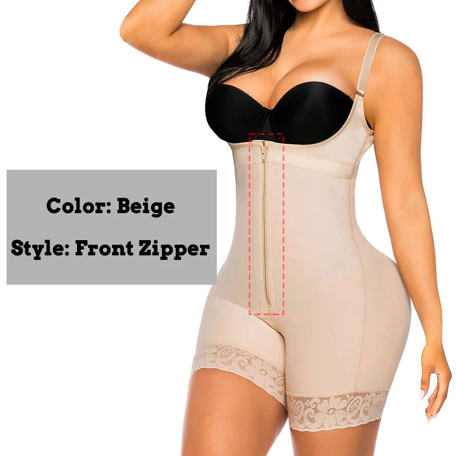 Abdomen Control Girdles Shapers Colombian Faja Body Slimming Corset Flat Tummy Sheath Carving Woman Suspenders Female Shapewear