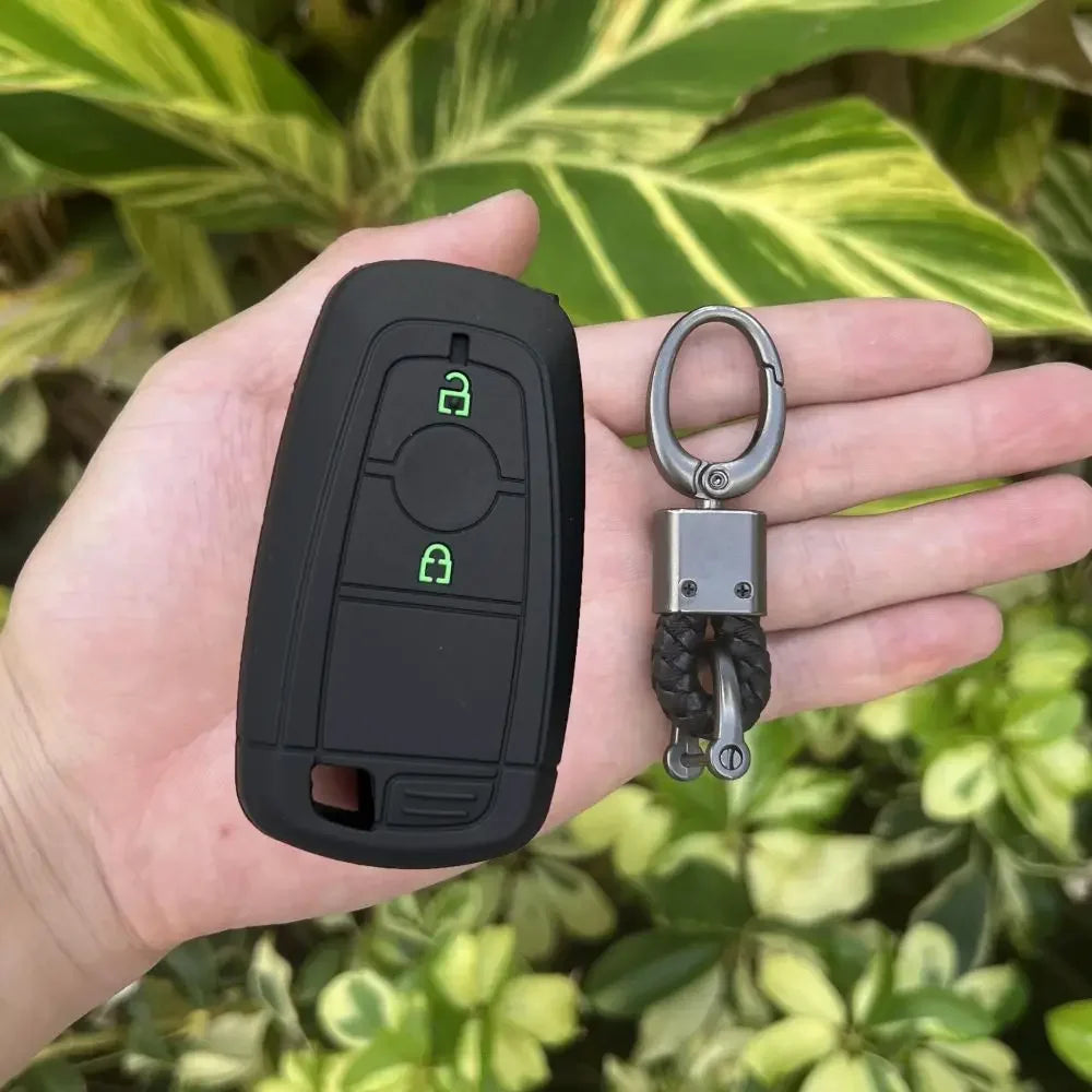 Silicone Car Key Cover Case for Ford Raptor  Ecosport Ranger F150 F250 F350 Button Remote Key