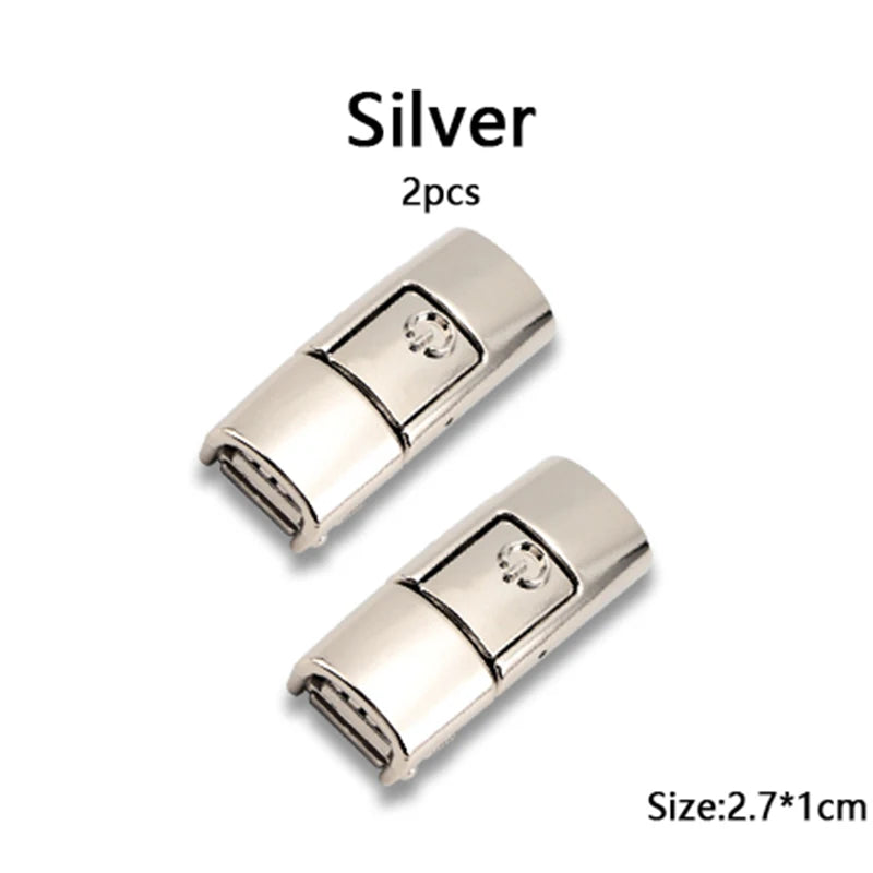 New Colorful Metal Shoelace Clip Press buckle Shoelaces Press Lock Shoes Accessories AF1 Sneakers Kits Metal Laces Tip