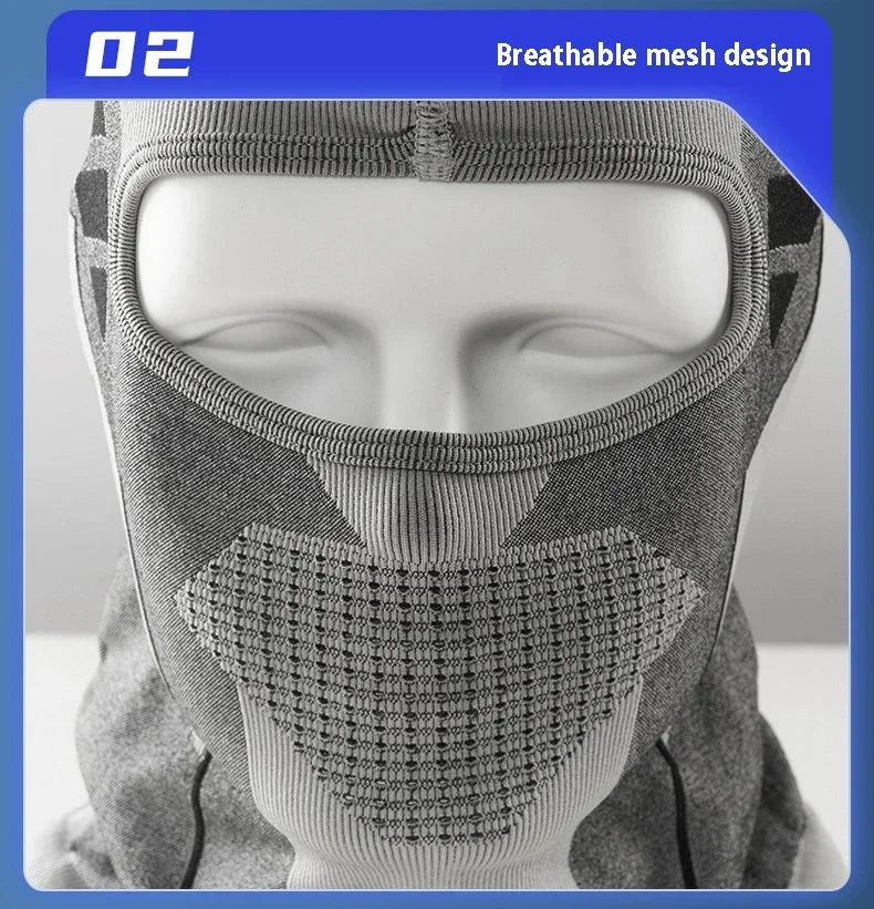 New Men Women Cold-Proof Thermal Scarf Winter Skiing Hat Balaclava Full Face Mask Outdoor Cycling Fishing Head Helmet Liner Caps