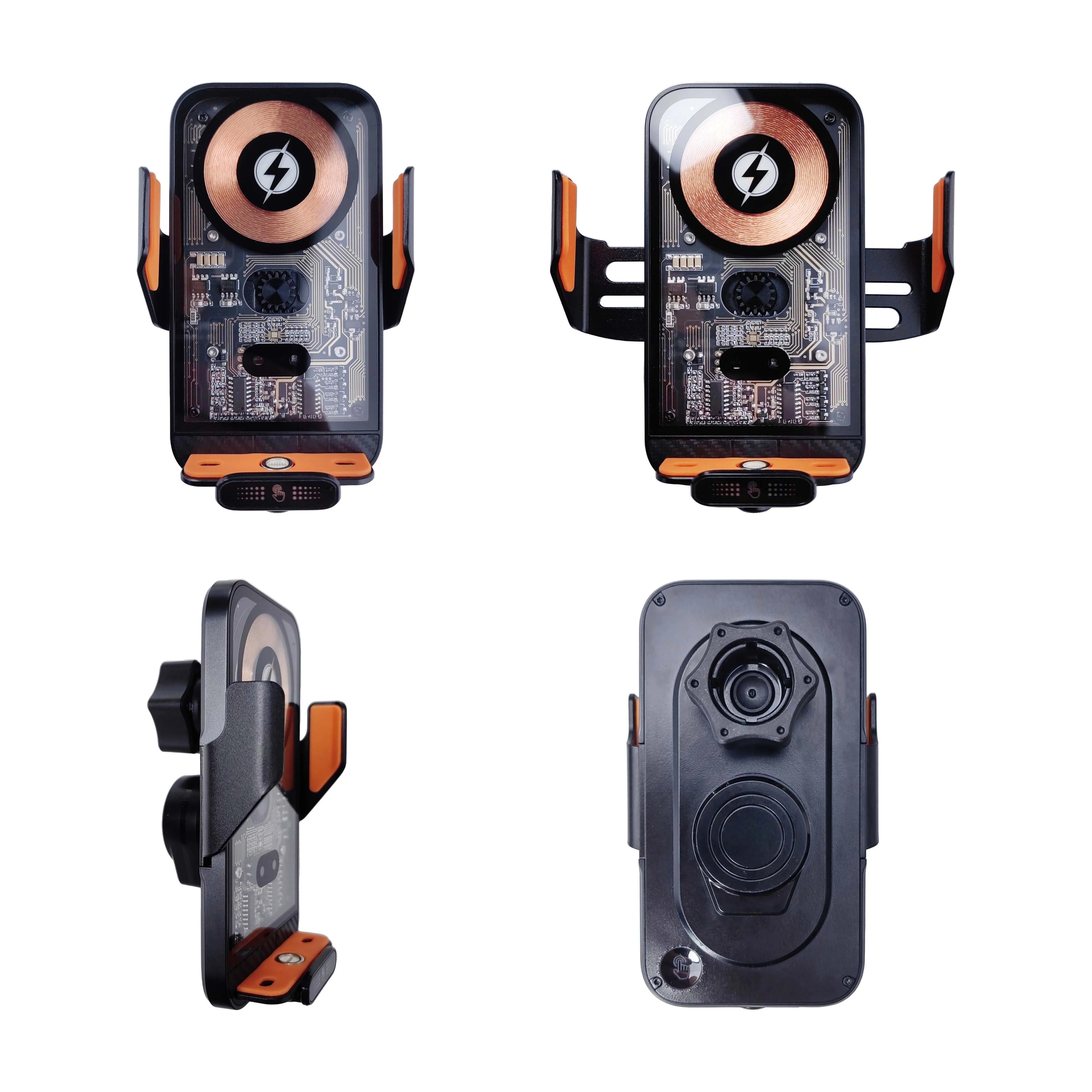 For ZEEKR X 2023 2024 Car Phone Holder Center Screen Fixed Bracket Fast Wireless Charging Stand Mobile Phone Mounts Accessories