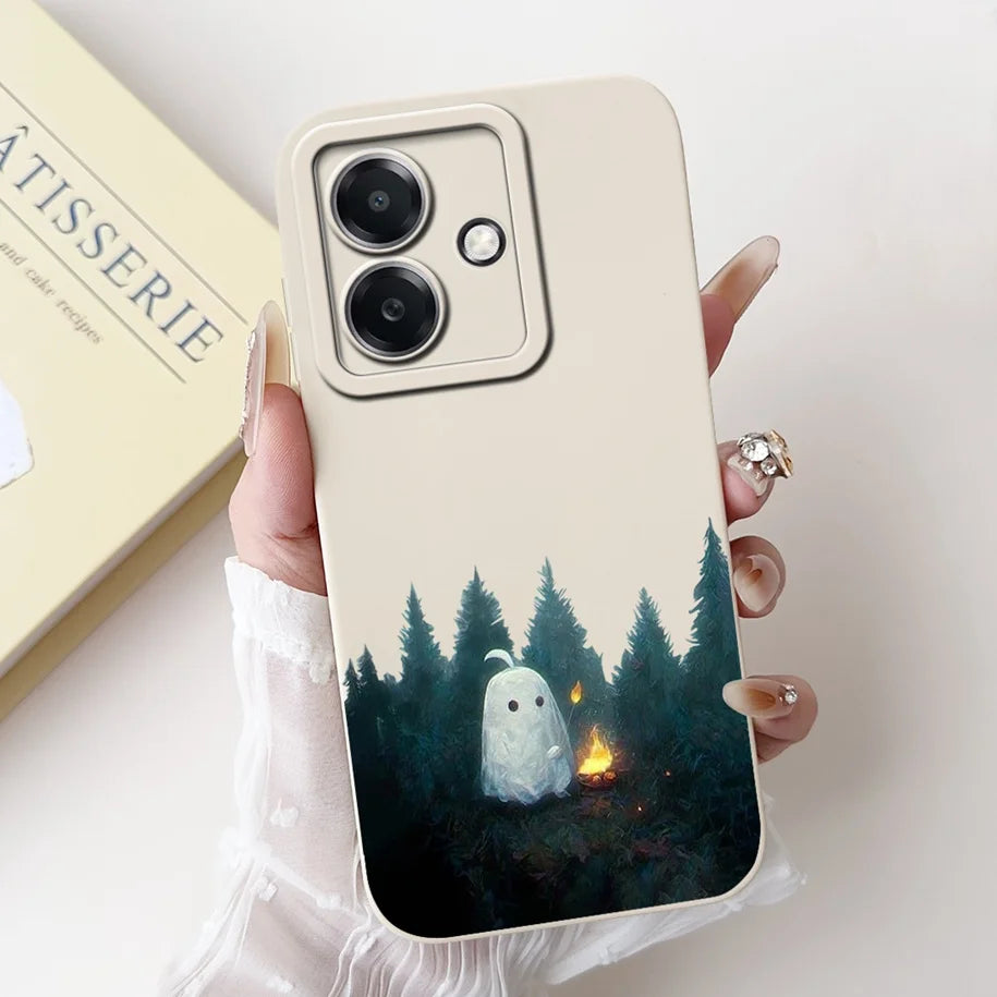 For Funda OPPO A3 A3x 4G Case 2024 Cute Panda Rabbit Soft Silicone Candy Painted Phone Covers For OPPO A40 5G OPPOA3 A 3x Bumper