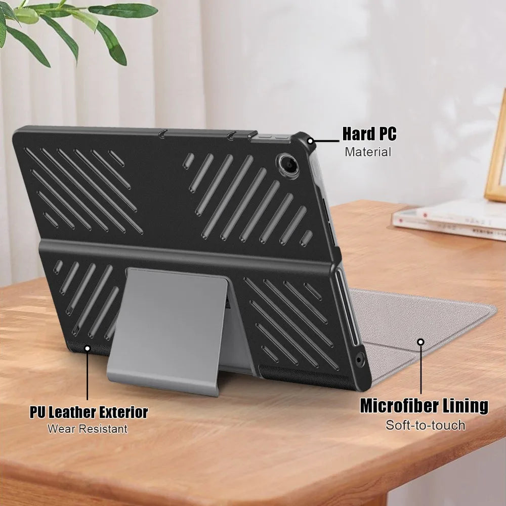 Case For Lenovo Tab Plus 11.5 inch 2024 TB351FU PU Leather Hard Plastic Back Stand Case For Lenovo Tab Plus 2024 11.5'' Cover