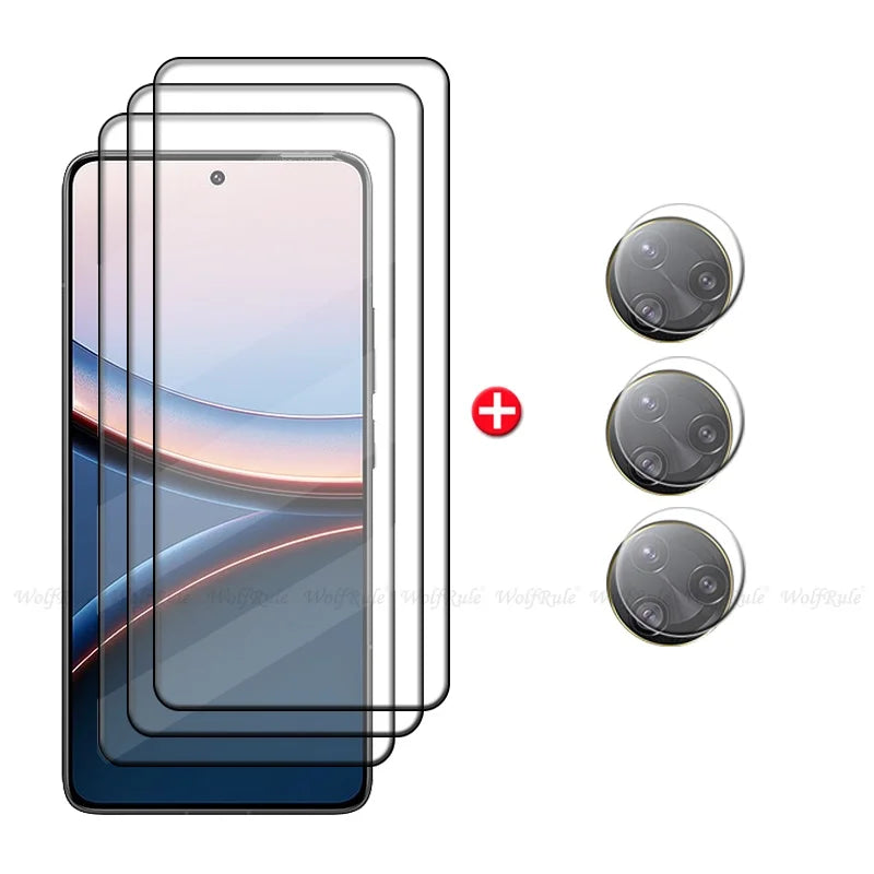 6-in-1 For Poco F7 Ultra Glass Xiaomi Poco F7 Ultra Tempered Glass Full Cover Glue 9H Screen Protector Poco F7 Ultra Lens Glass