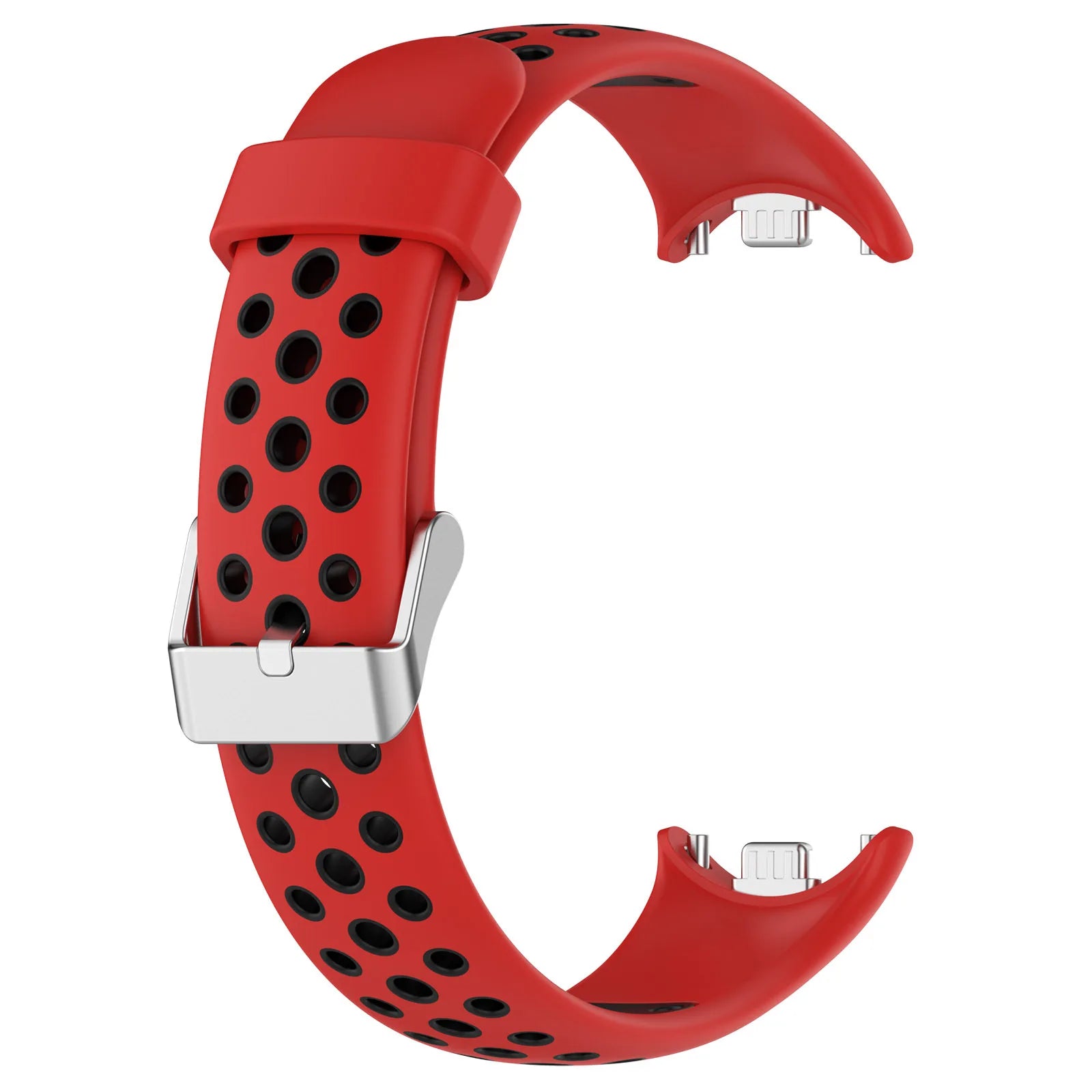 Silicone Watch Strap For Xiaomi Band 9 8 Two-Color Breathable Smart Watchband Replacement Bracelet for Xiaomi Mi Band 8 9 Strap