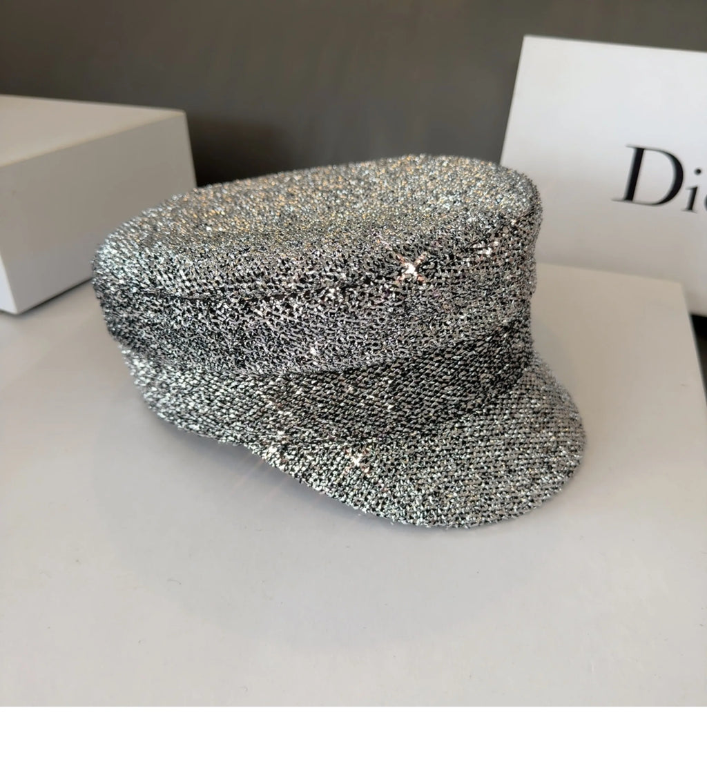 Brand Designer Newsboy Caps Fashion Flat Caps Super Flashiing Caps