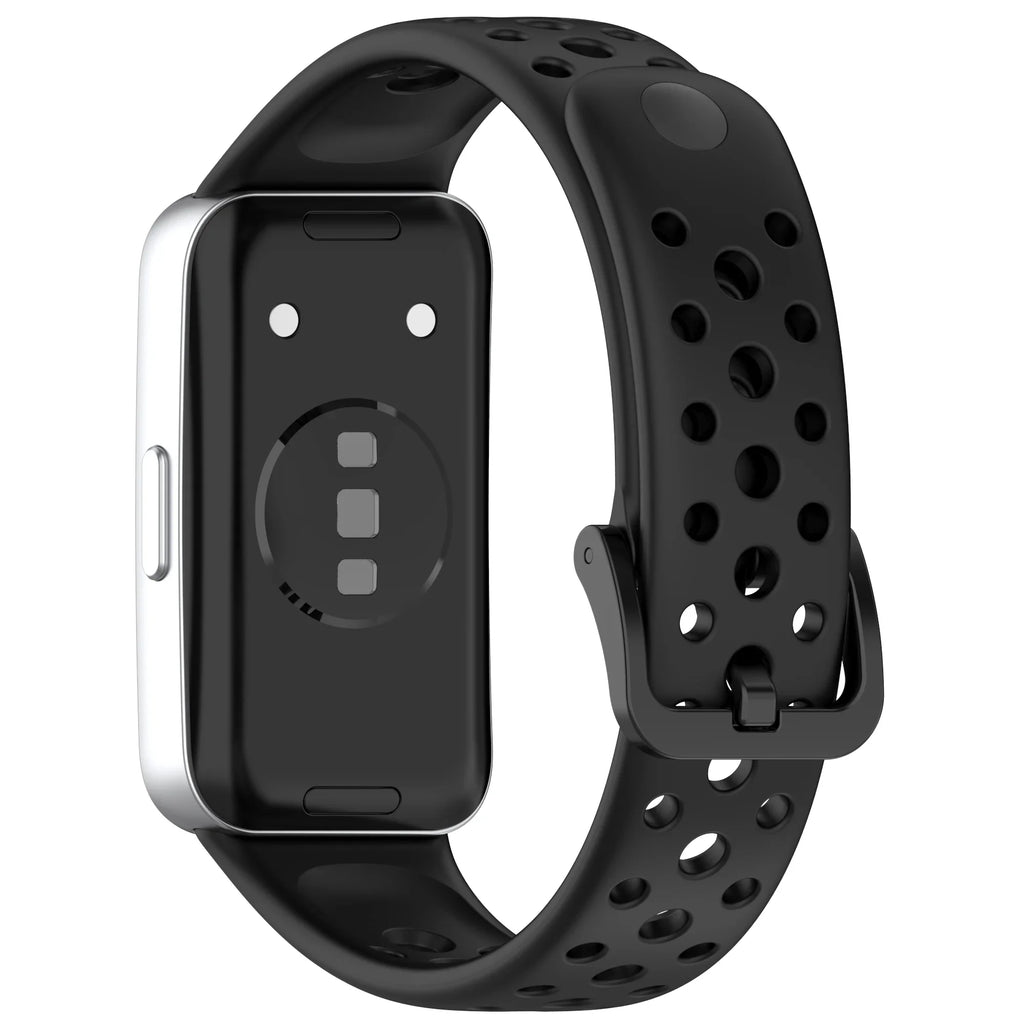 Silicone Straps For Huawei Band 10 9 8 Strap Accessories Replacement Sport Breathable Bracelet Correa Huawei Bands 10 9 8/8NFC