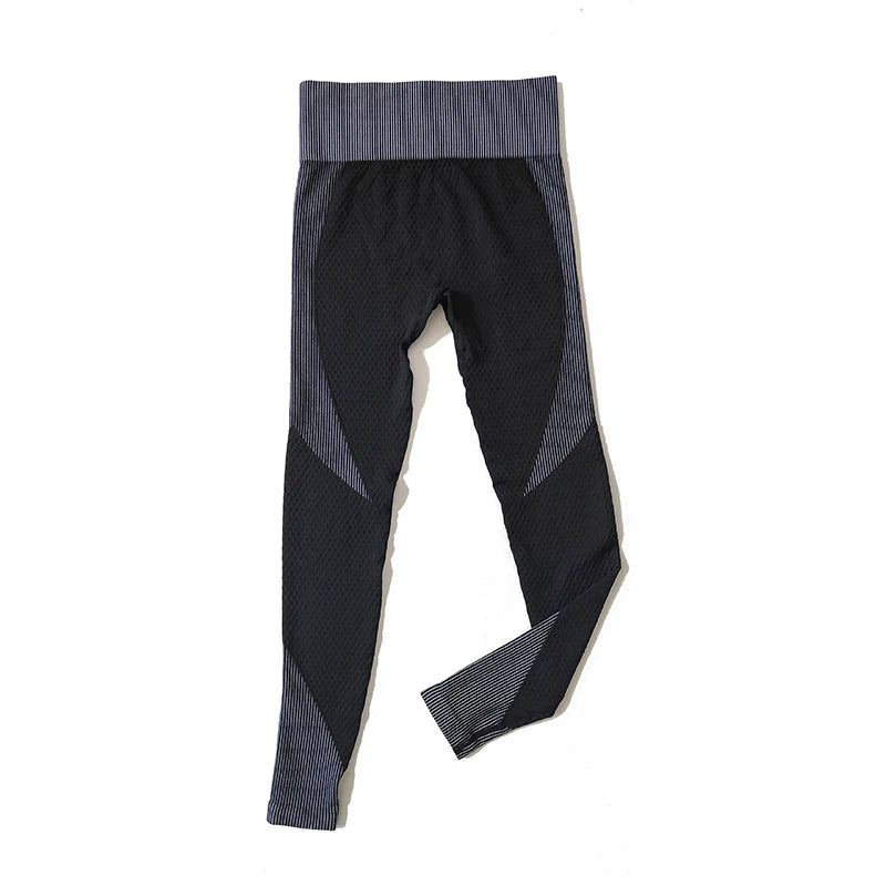 Fashion Women Seamless High Waist Fitness Gym Leggings Push Up Energy Tights Workout Running Activewear Tummy Control Yoga Pants