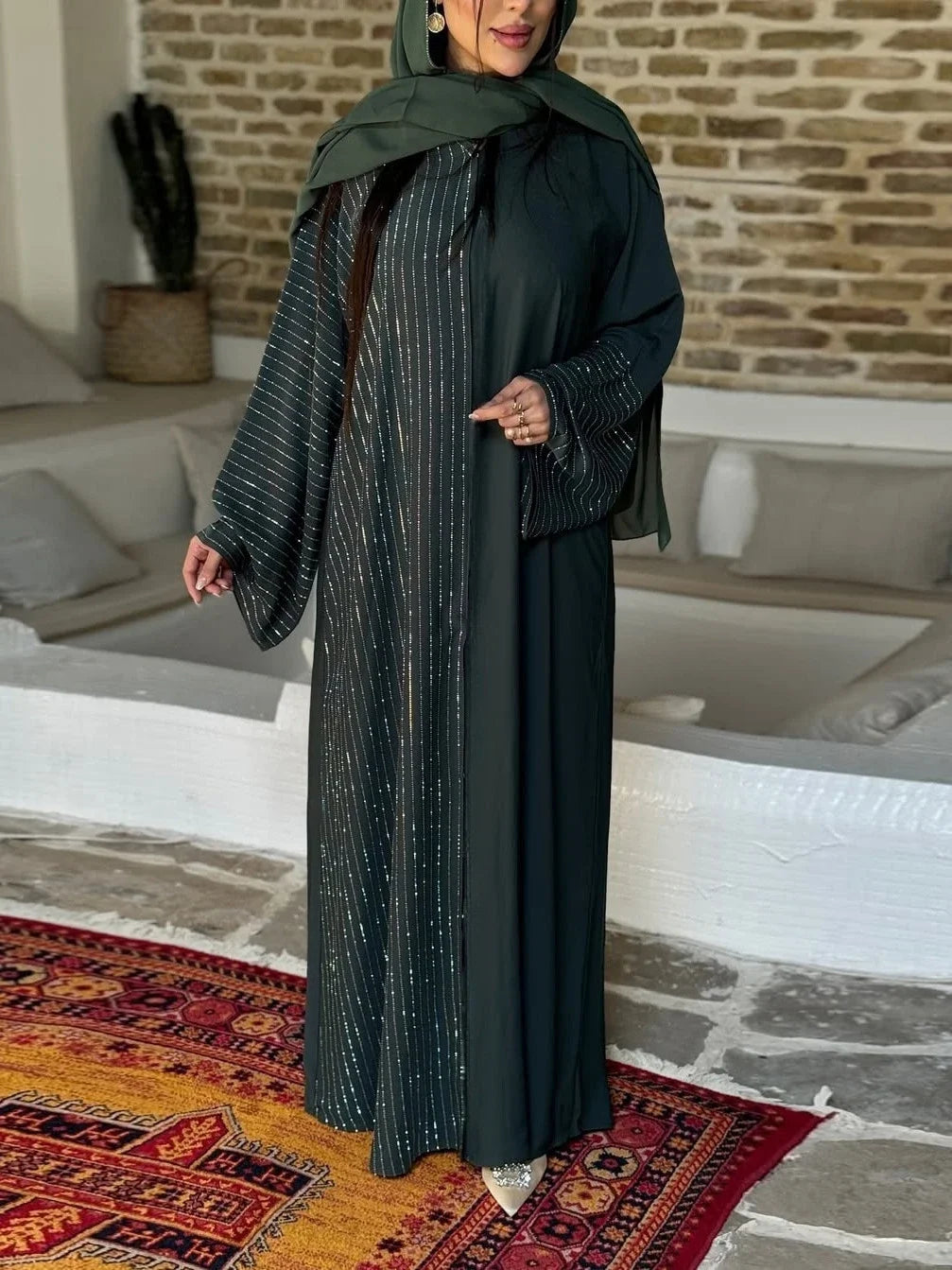 Eid Abaya Women Cardigan Dress Dubai Kaftan Muslim Caftan Long Robe Jalabiya Ramadan Morocco Islam 2025 Vestidos Largos