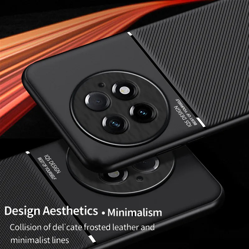 Rugged Protective Cover For OnePlus 13 One Plus 13R Case Built-in Car Magnetic Holder Phone Coque Fundas