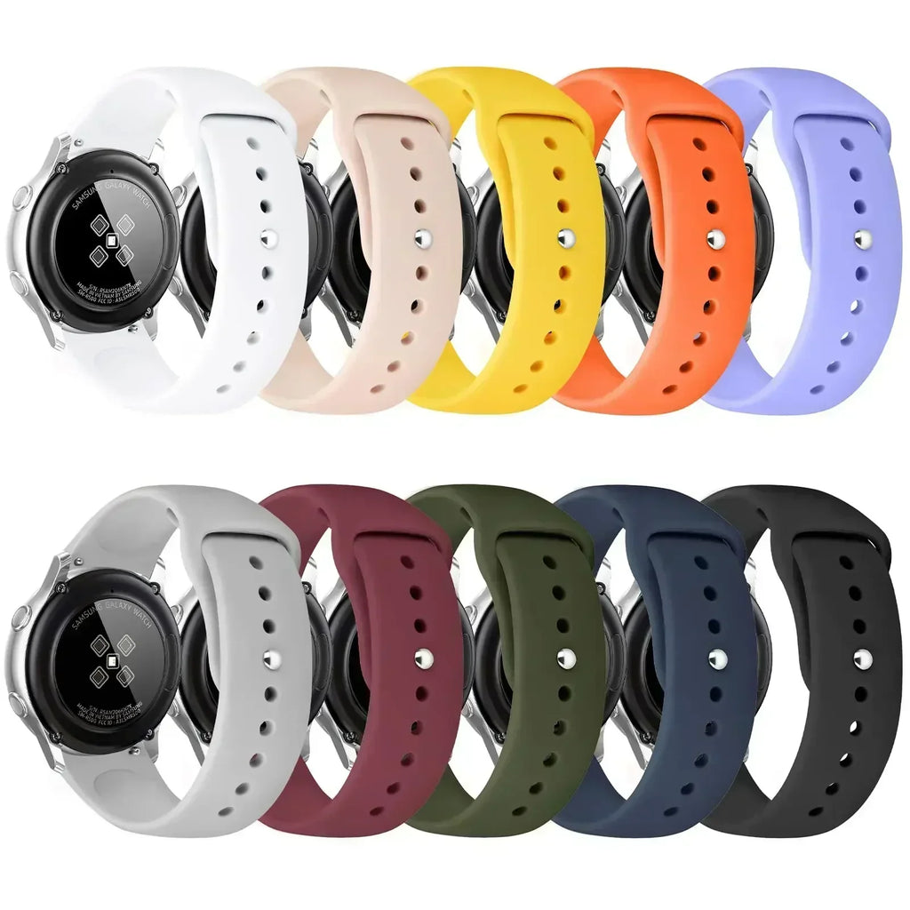 20mm 22mm Silicone Band For Amazfit GTR/GTS 2 3 4 Sport Band For Amazfit Active 2 Square/Balance 2/Cheetah Pro/Round/Bip 6 5 3