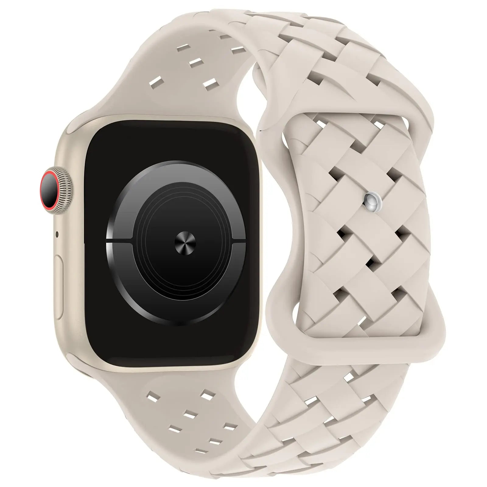 Woven Loop Silicone Strap for Apple Watch Band Ultra 49mm 44mm 40mm 45mm 42mm Sport Bracelet for IWatch Series 8 7 6 5 4 3 2 1