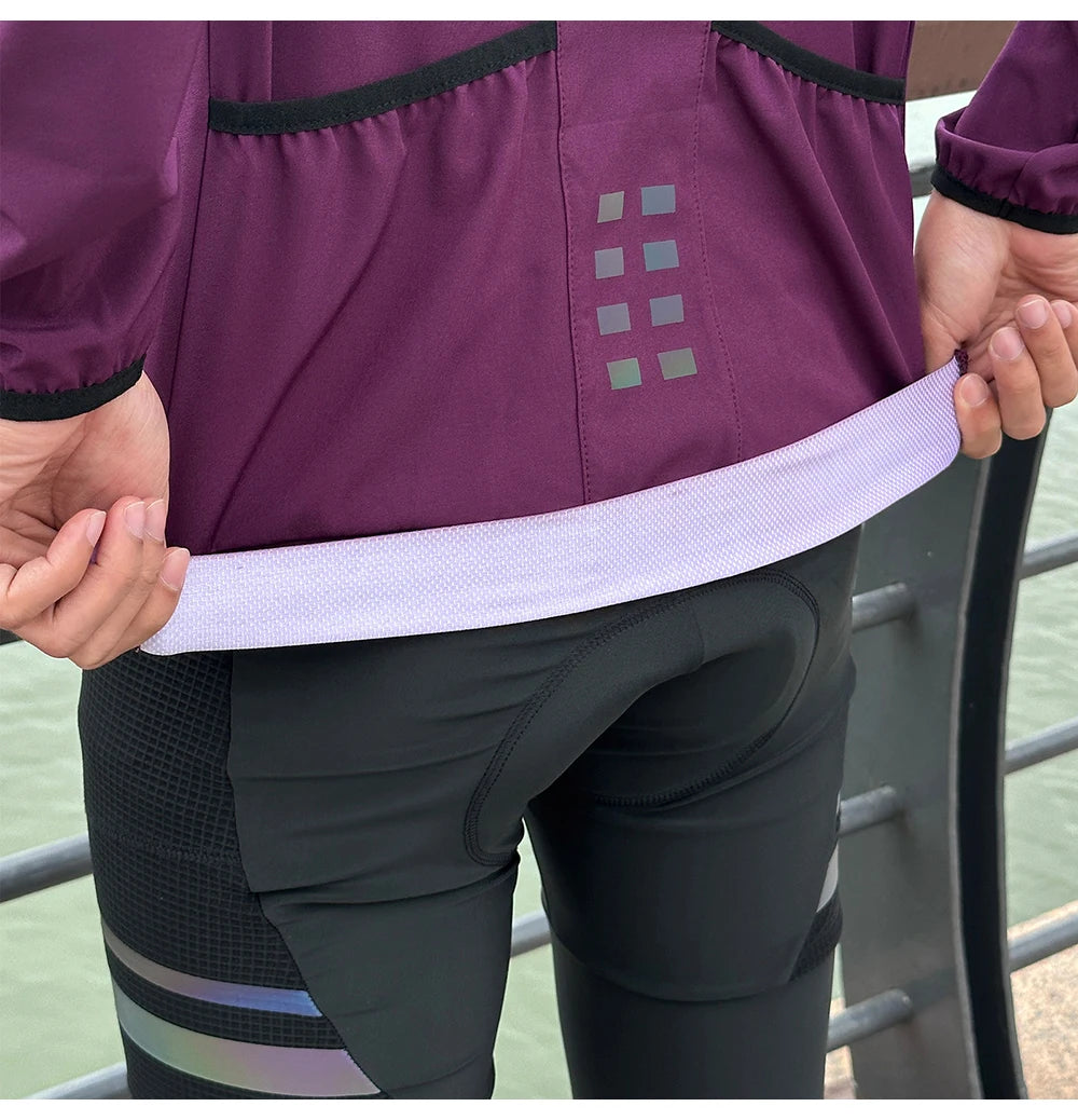 WOSAWE Outdoor Cycling Jackets Breathable Quick Dry Sunscreen Sports Jacket Bike Riding Clothes Fashion Men's Windbreaker