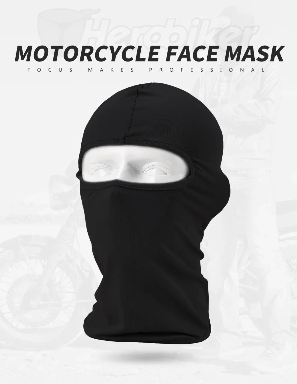 Sunscreen Balaclava Motorcycle Full Face Mask Motorbike Cycling Hiking Helmet Hood Moto Riding Neck Men Women Ski Mask