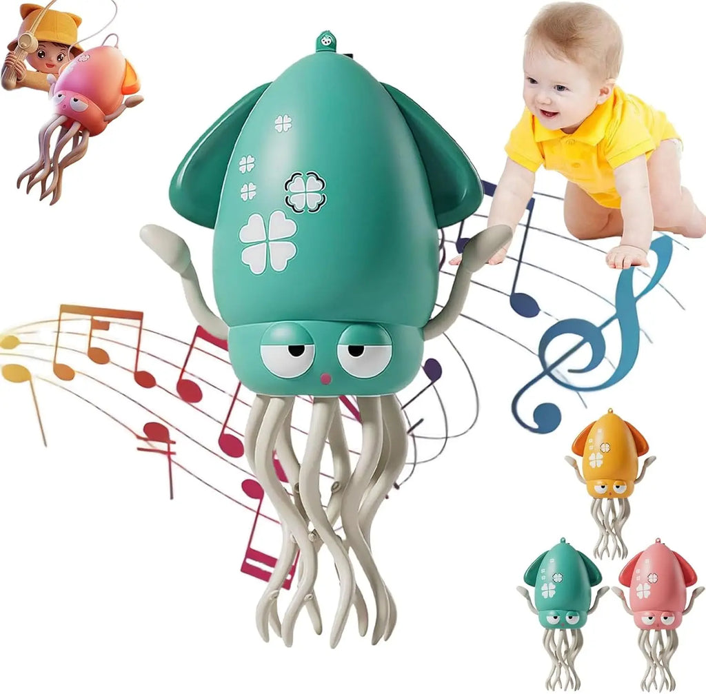 Baby kids Electronic Toys Dancing Squid Octopus Dancer with Light Music Early Interactive Education Toys for Children Boys Girls