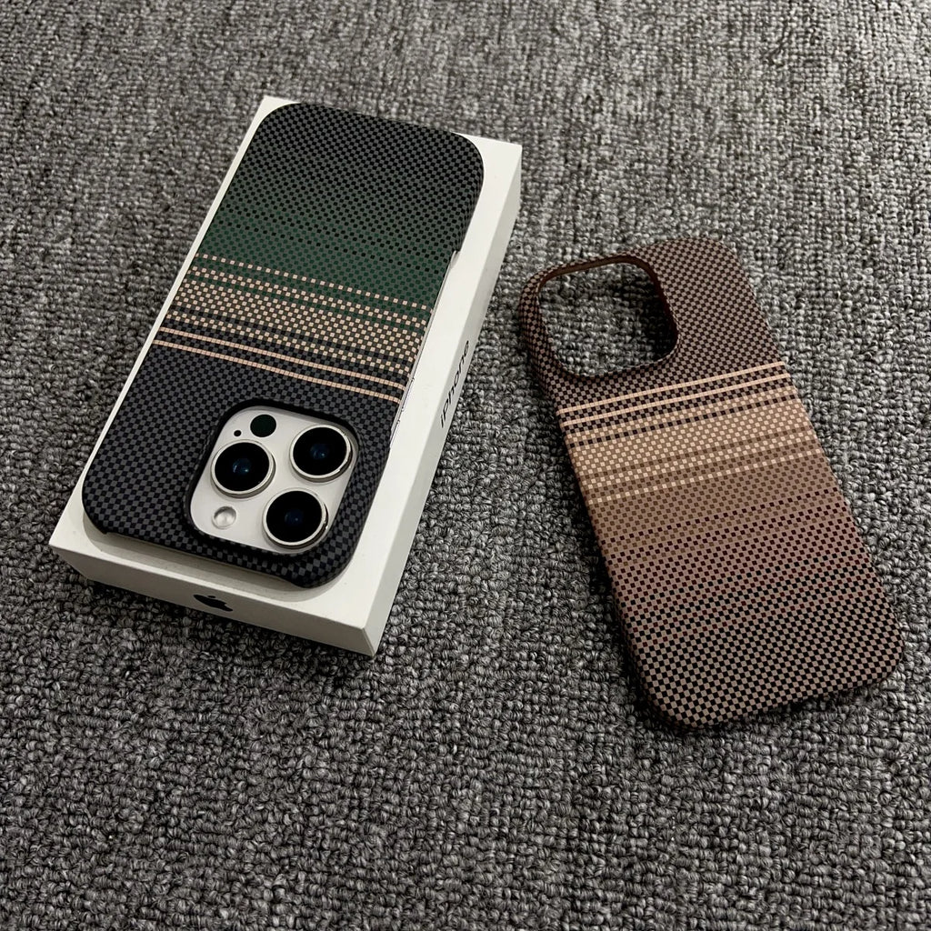 Frameless Carbon Fiber Starry Sky For Magsafe Magnetic Case For iPhone 17 Air 16 15 14 13 12 Pro Max Plus Wireless Charge Cover