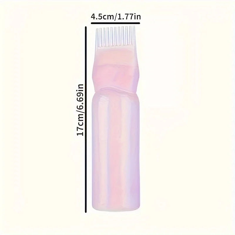 2/3pcs Spray Bottle Hair Growth Essential Oil Applicator Bottle & 1ml Scalp Massage Comb Set Scalp Care Tools for All Hair Types