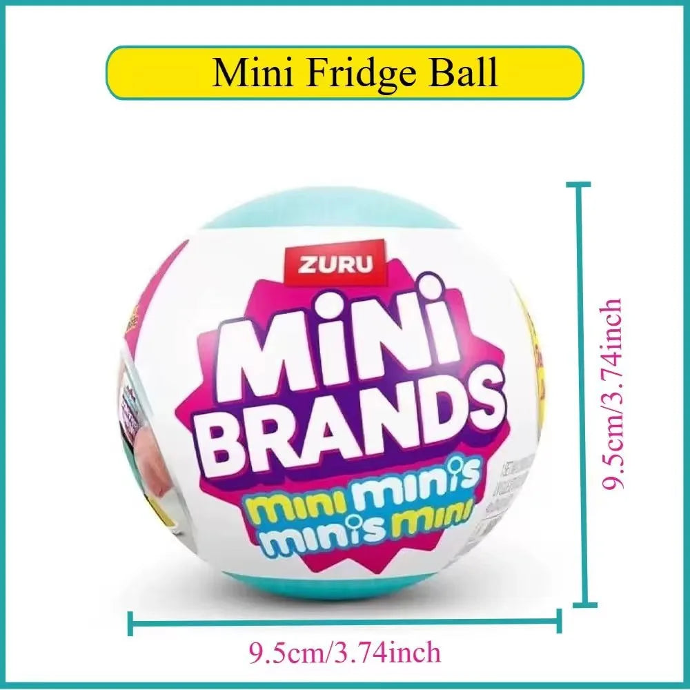 Zuru Food Series Mini Brands Fill The Fridge Series Brands Master Chef Tiny Create Krispy Kreme Retro Grocery Food The Fridge