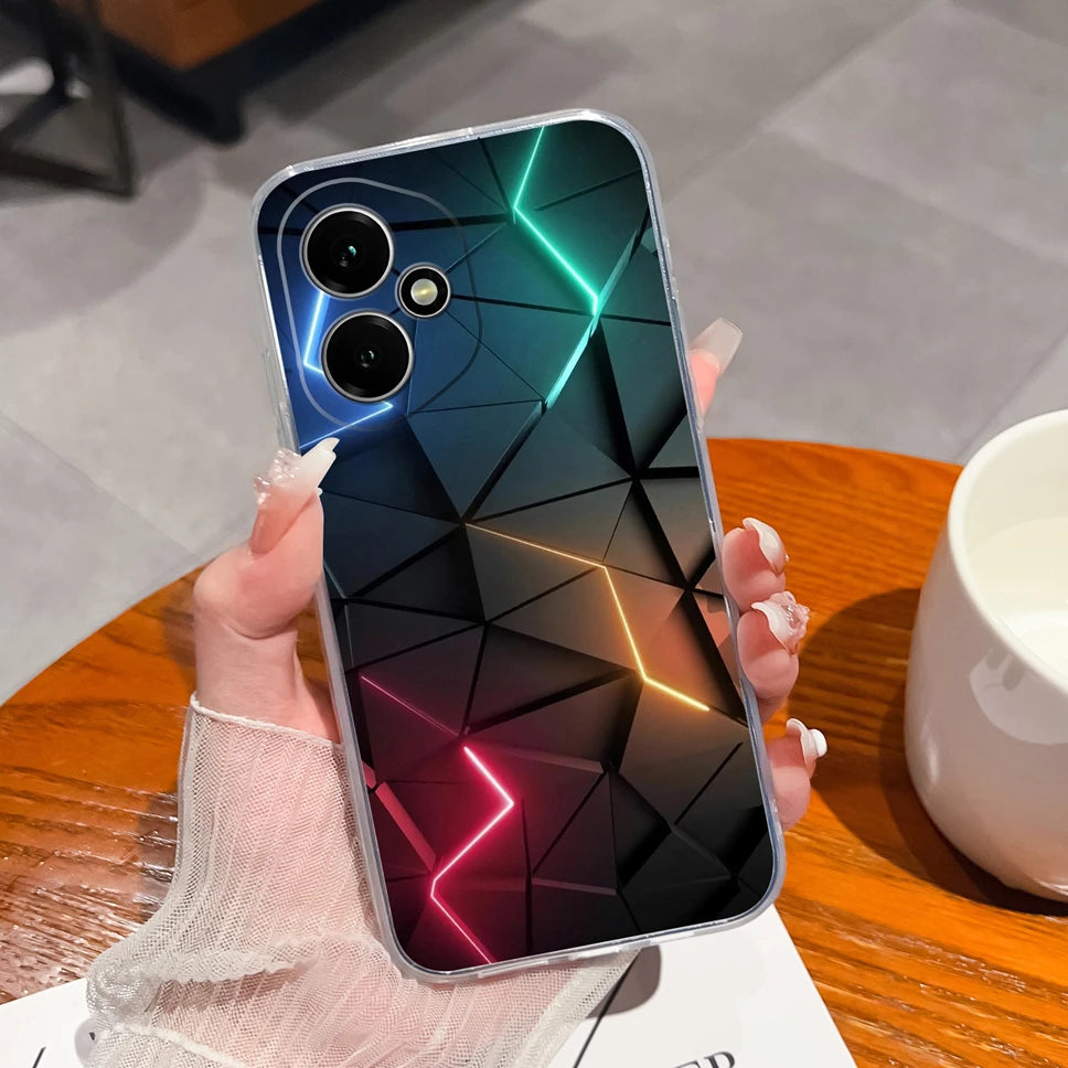 For Honor 400 Pro 5G Case Cute Astronaut Transparent TPU Soft Silicone Phone Back Cover For Honor 400Pro High Quality Funda Capa