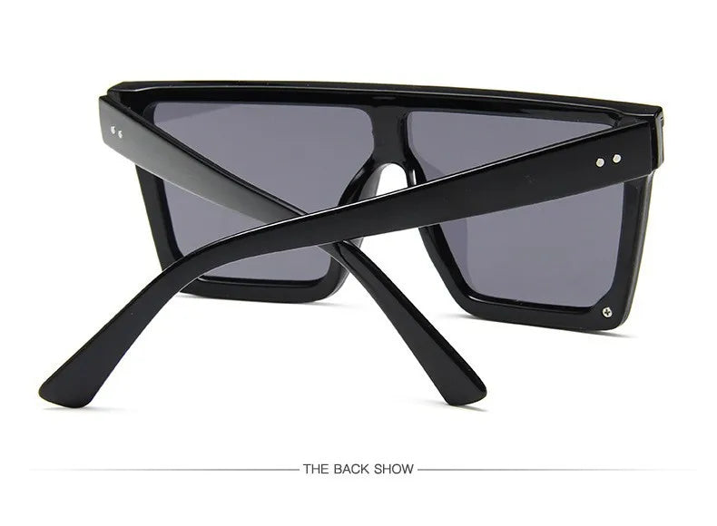 European And American Style Large Frame Integrated Sunglasses Ins Street Shooting Sunscreen Sunglasses For Men And Women 1914