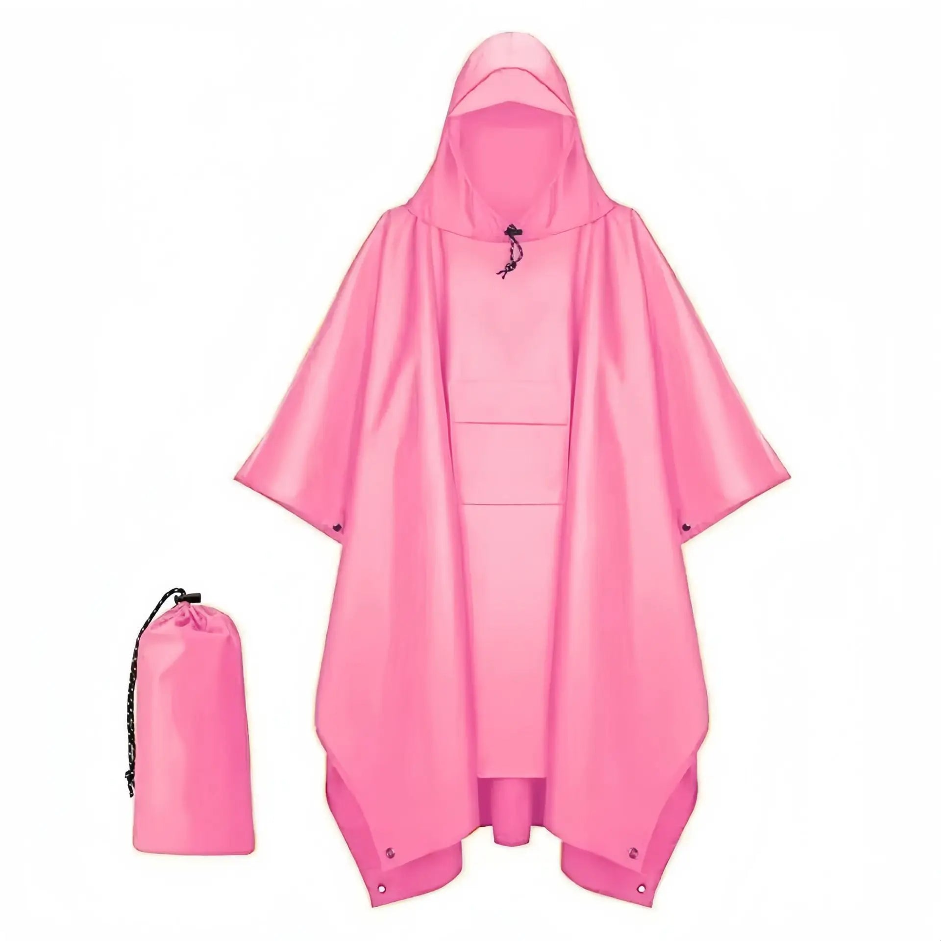 Outdoor Windproof Waterproof Multifunctional Three in One Outdoor Rain Shelter Hiking Cycling High-quality Adult Raincoat