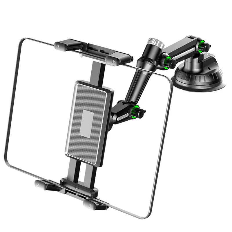 Car Tablet Holder Long Arm Suction Cup Mount For IPad Pro Air 4-13inch For Xiaomi Tablet SUV Truck Windshield Window