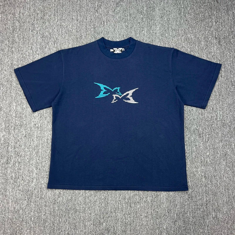 American High Street Trend Mertra T-shirt High-quality Cotton Casual Short-sleeved Top
