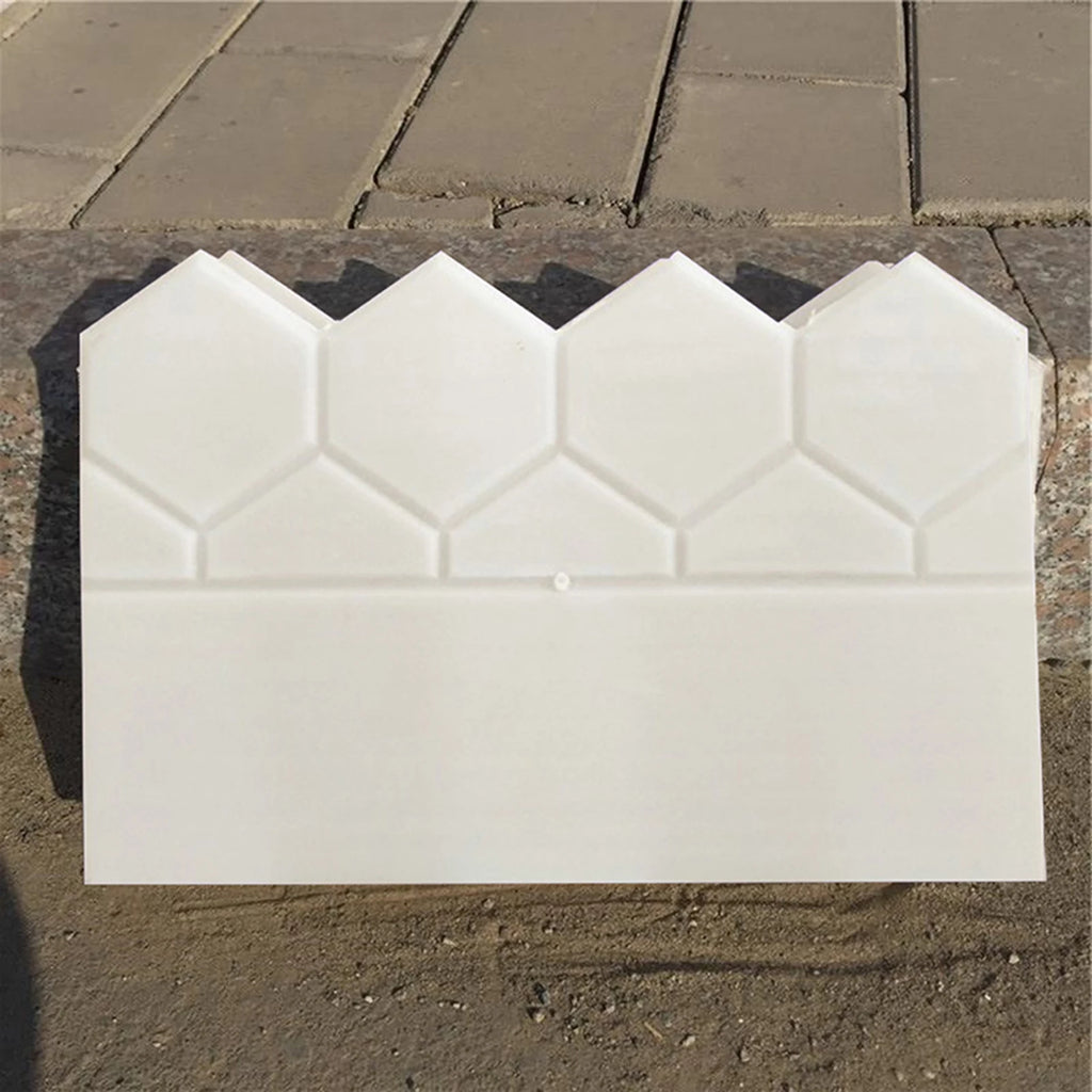 Garden Edging Concrete Molds Easy Operation Yard Paving Moulds for Garden Yard Patio Decoration