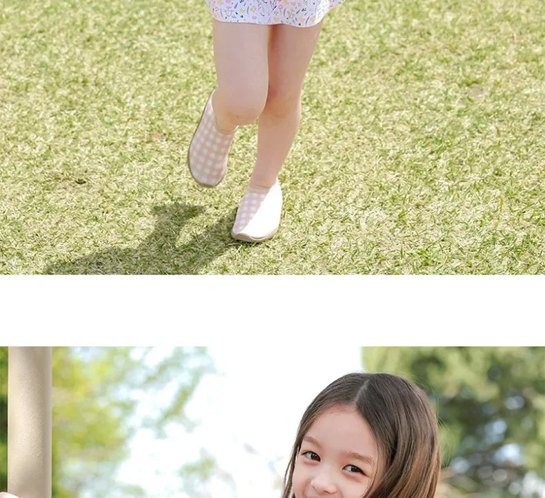 Children's Swimsuit for Girls 2025 New Style Split Long Sleeved Short Skirt Sunscreen Hat Quick Drying Four Piece Set Swimsuit