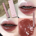 Shimmer Lip Jelly Pen Moisturizing Mirror Water Light Solid Lip Gloss Film-forming Non-Fading Gloss Lipstick Long-lasting Makeup
