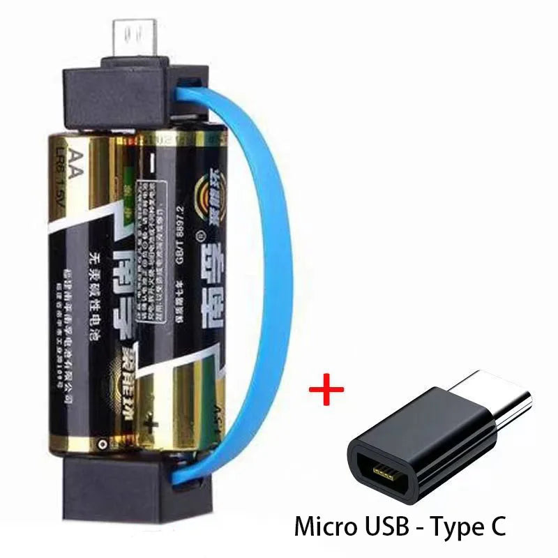 Mobile Phone Emergency Charger Powered By 2pcs Normal AA Batteries Portable Phone Power Bank With Micro USBType-C Connectors