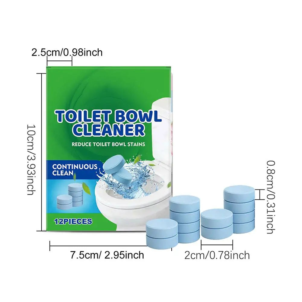 Toilet Cleaning Tablets Continuous Cleaning Reduces Toilet Stains Easy To Use Compact Portable And Convenient