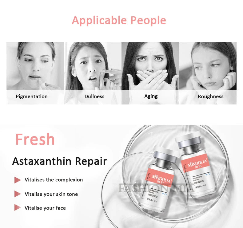 Astaxanthin Peptide Freeze-dried Powder Kit Face Firming Antioxidant Niacinamide Whitening Moisturising Rejuvenation Skincare
