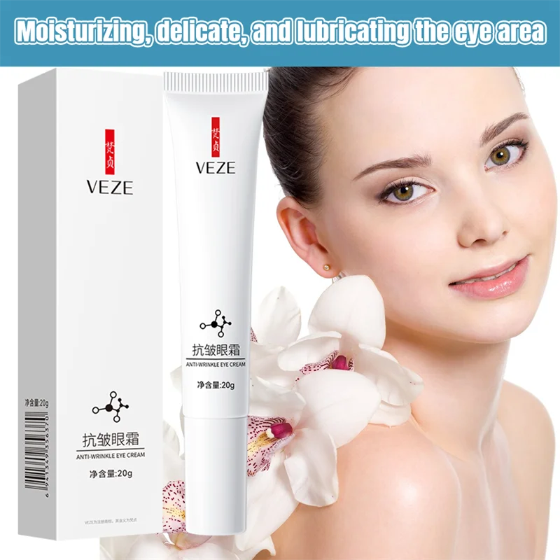 VEZE Eye Serum Firming Eye Cream Anti Dark Circles Hyaluronic Acid Hydration Nourishing Fade Line Eye Skincare