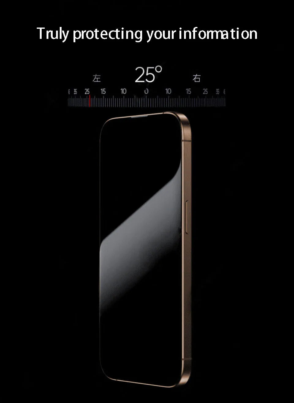 4Pcs Anti-Spy Tempered Glass For iPhone 16 15 14 13 12 11 Pro Max Screen Protector For iPhone XS Max XR Full Cover Privacy Glass