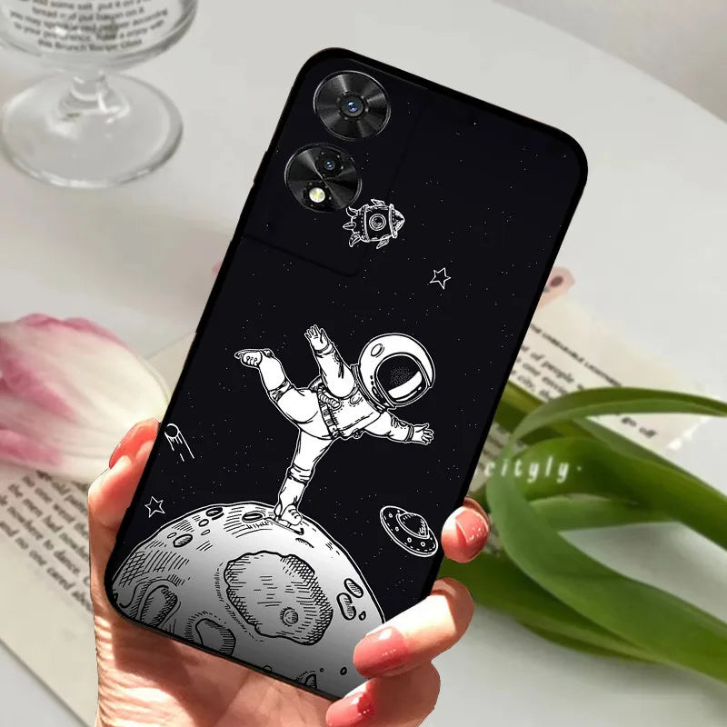For TCL 505 Case TCL 50 SE / 50 5G Silicone Shockproof Soft Phone Cover for TCL 505 Case Funda Cute TPU Coque Protective Shell