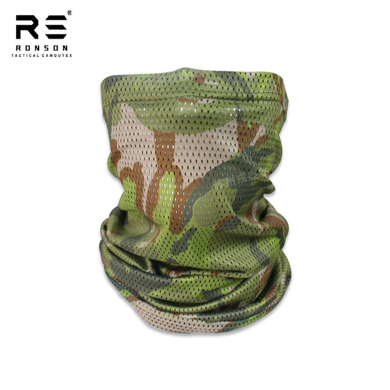 Men's Summer Lightweight Outdoor Cycling Sunscreen Face Mask, Integrated Scarf