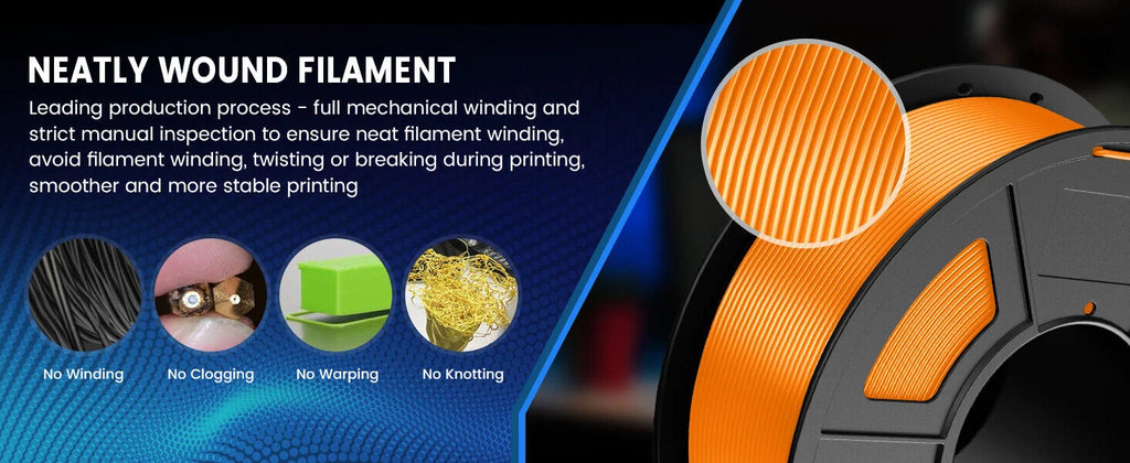 JAYO PETG/High Speed Matte PETG 3D Printing Filament 1.75MM Mix-Colors & No bubbles &Non-toxic For 3D Printer & Pen 3Rolls