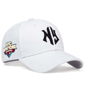 Unisex Letter NG Embroidery Side NYC NEW WORK Baseball Caps Spring and Autumn Outdoor Adjustable Casual Hats Sunscreen Hat
