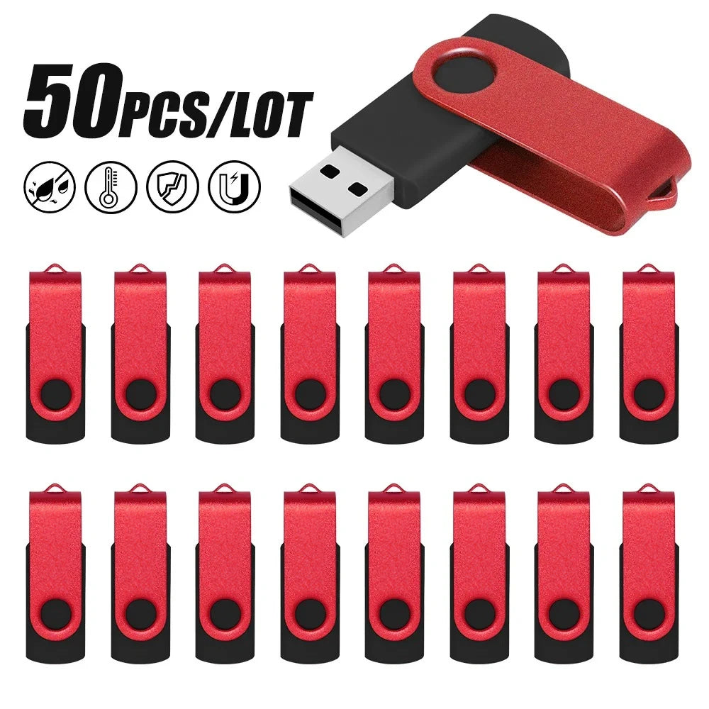 50PCS/lot free Custom LOGO USB2.0 High Speed Usb Stick 2.0 memoria stick memory Flash Drive Pendrive 4GB 8GB 16GB 32GB 64GB USB