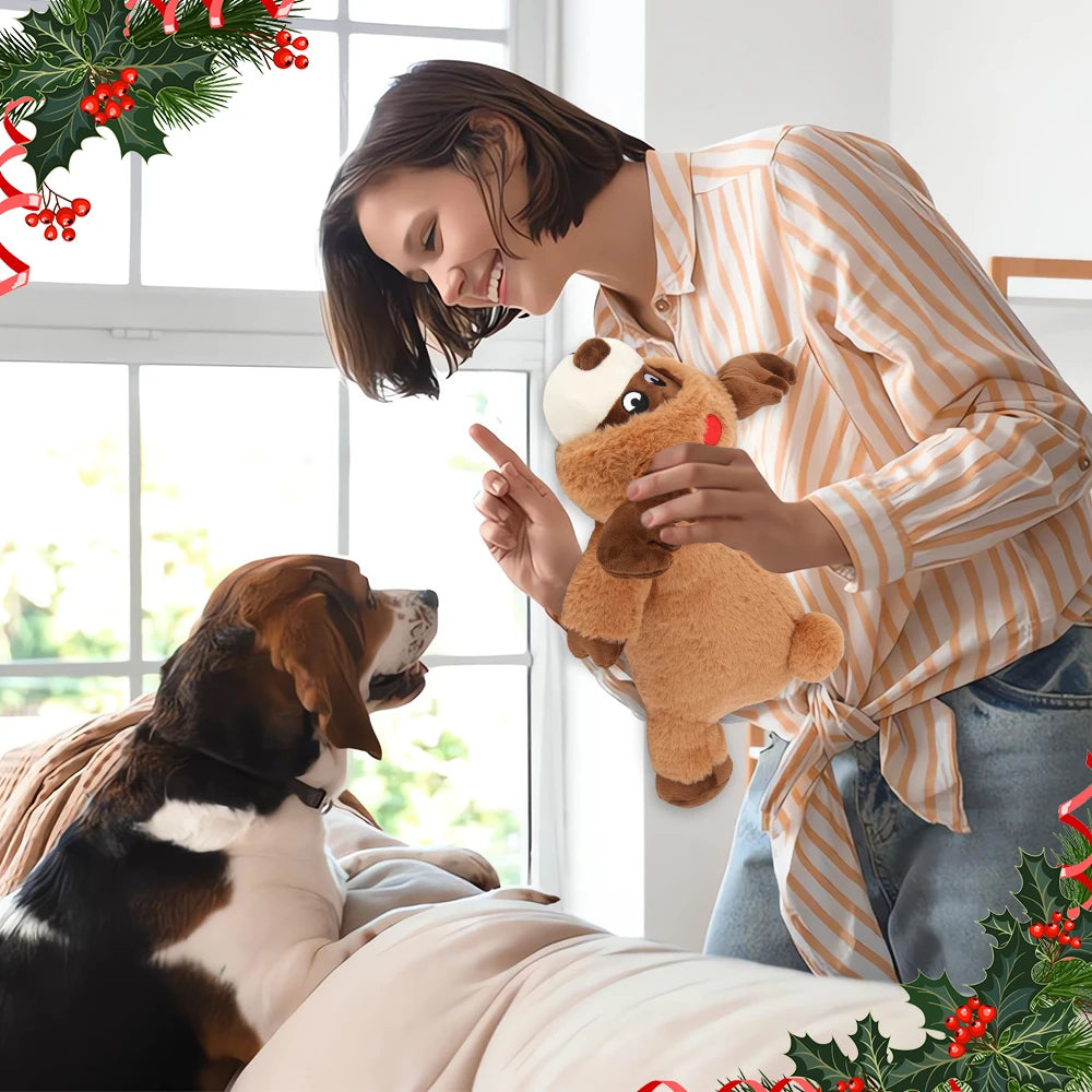 Bear Dog Heartbeat Toy Dog heartbeat toy with built-in heartbeat mechanism to soothe puppy anxiety