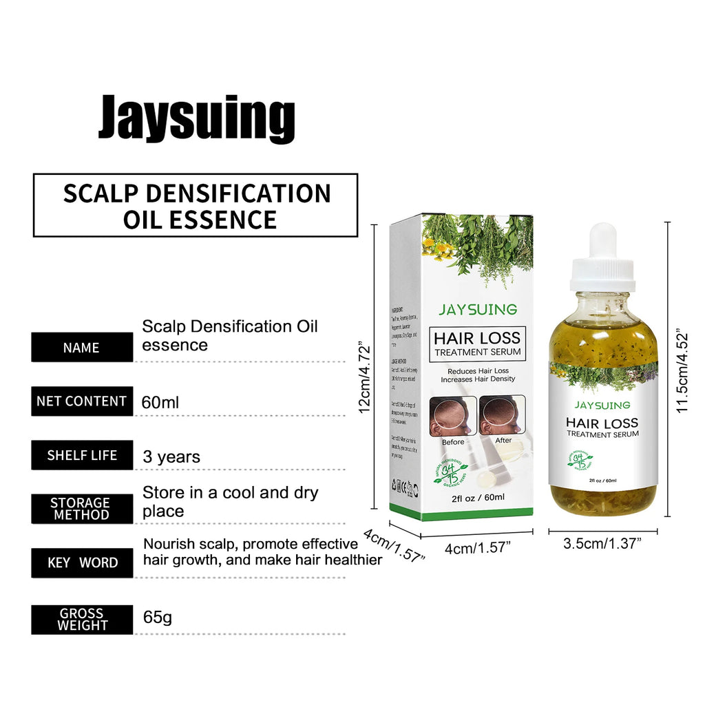 Hair Loss Treatment Shampoo Anti-itch Anti Dandruff Oil Control Hair Growth Serum Oil Scalp Root Thicker Fast Regrowth Essence